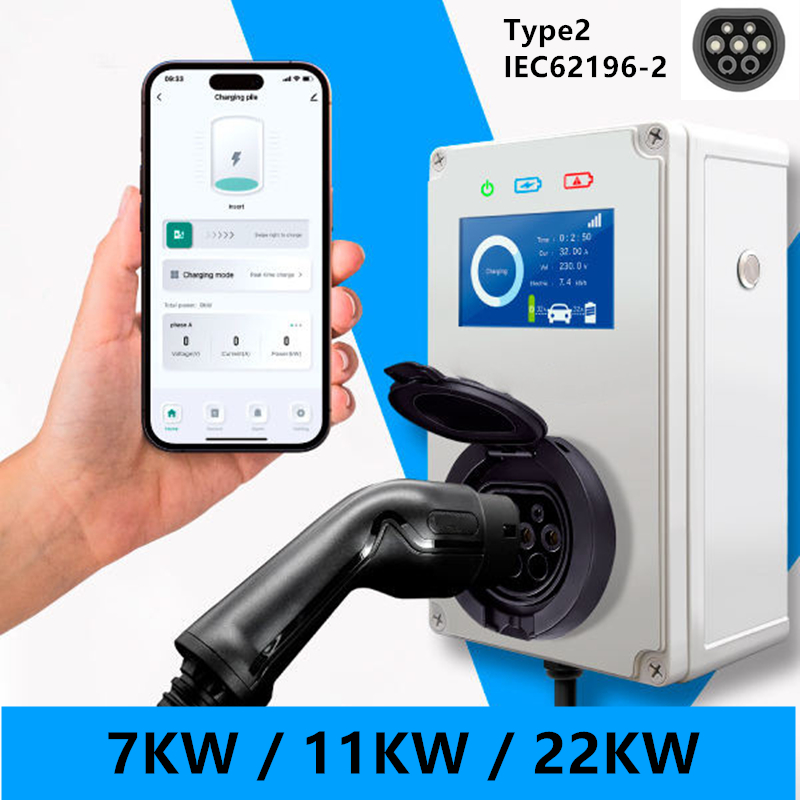 Wallbox Ev - Cargador para Vehículos Eléctricos Tipo 2,