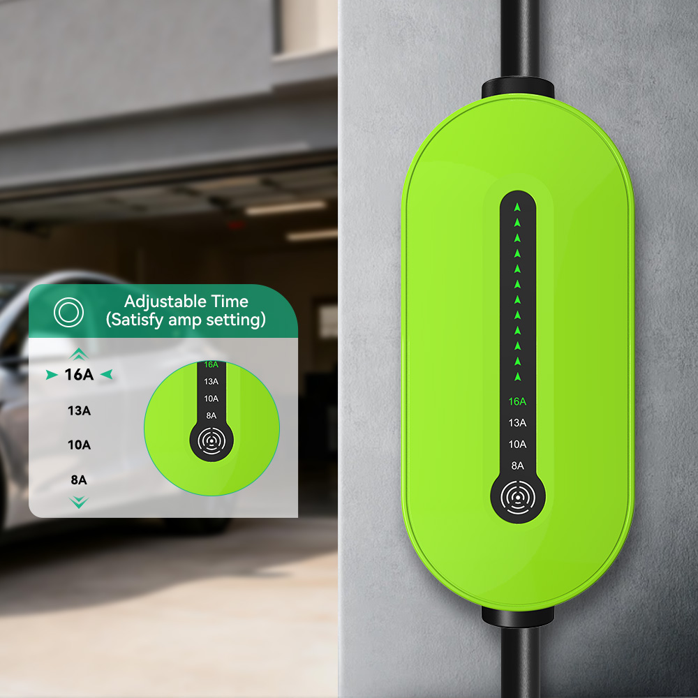 Cargador Portátil para Vehícul - Portable Ev Charger reseña y precio