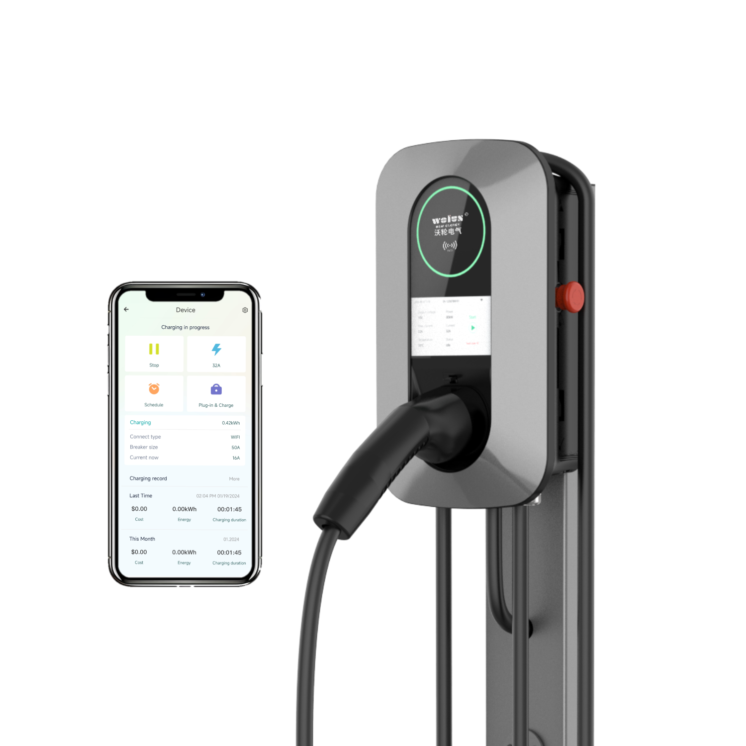 Estación de Carga Doméstica de - Ev Charging Pile reseña y precio