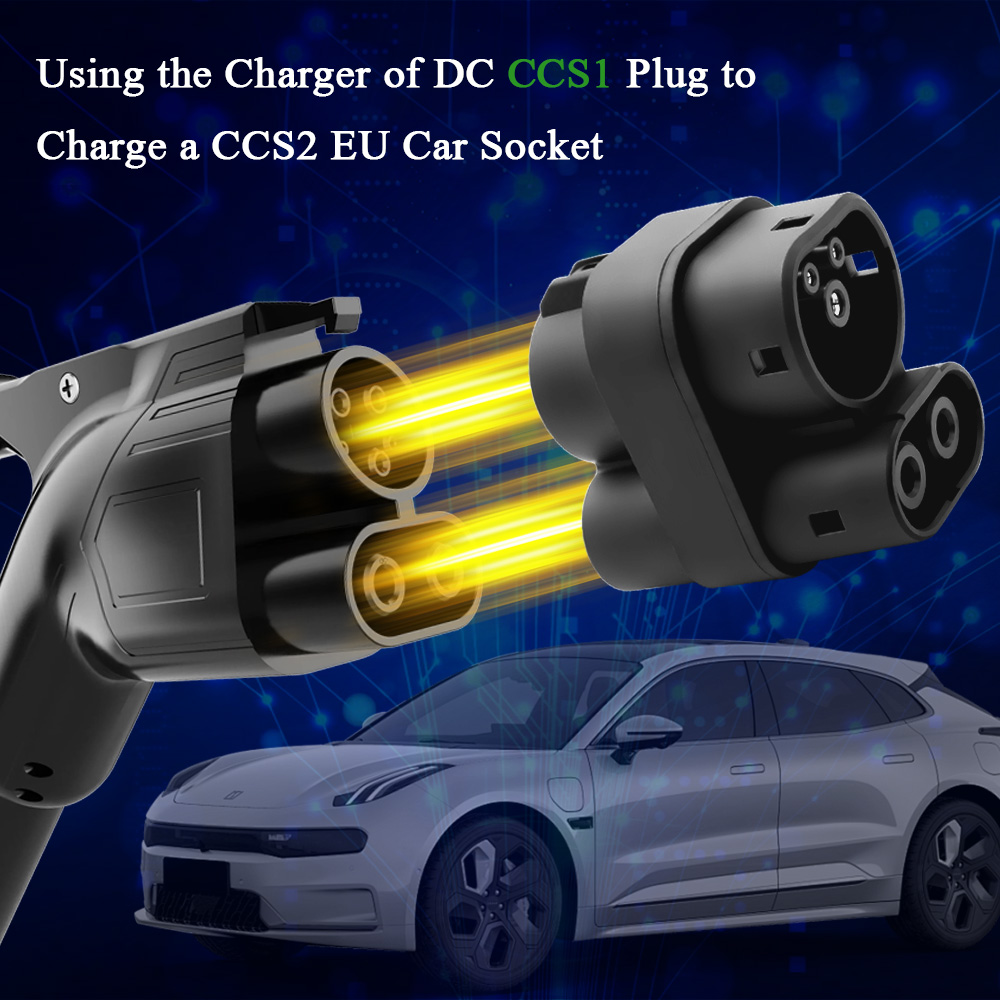 Kolanky CCS1 a CCS2 EV DC 1000 - Ccs2 To Ccs1 Fast Charge Adapter 250Kw reseña y precio