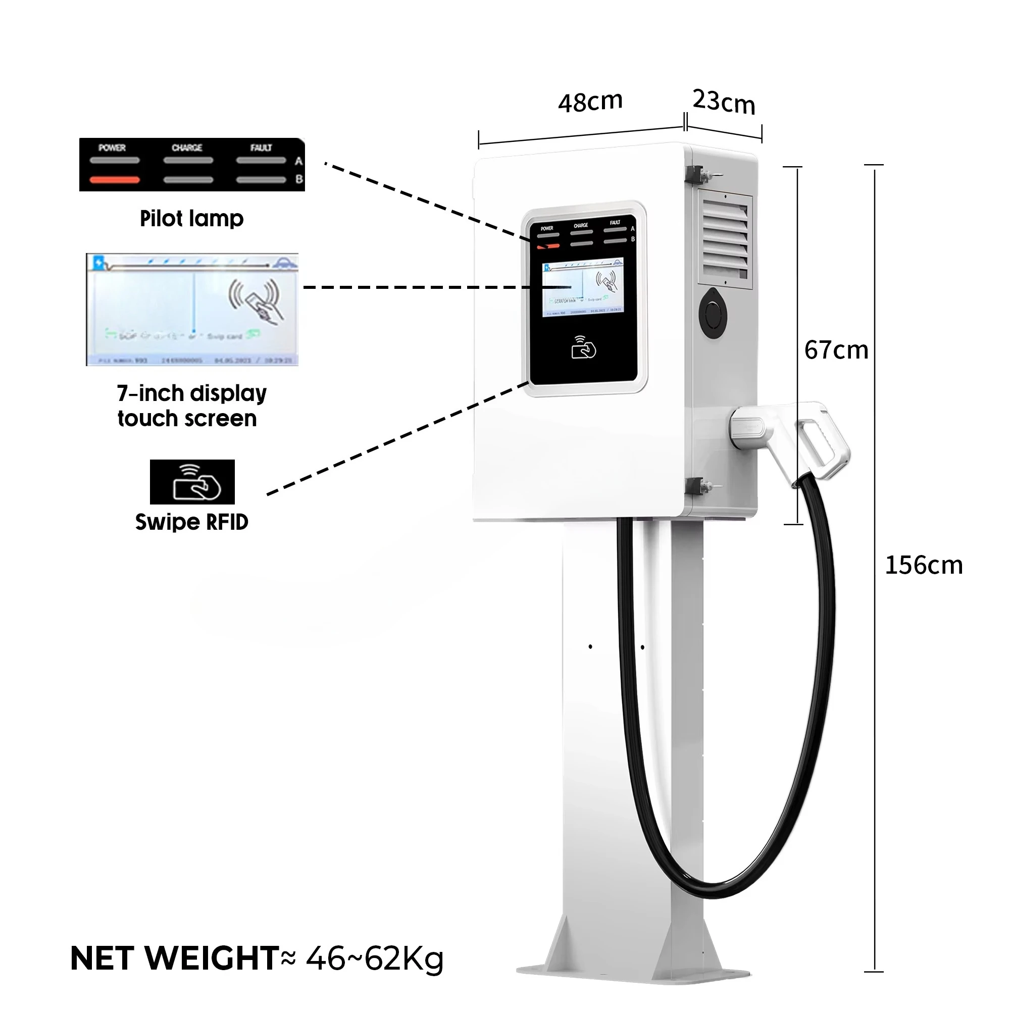 Estación de Carga Rápida para  - Ev Charging Pile reseña y precio